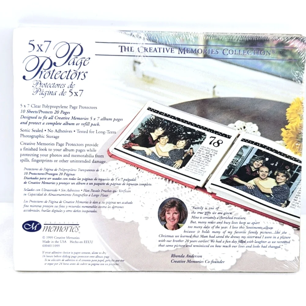 Creative Memories 5x7 Page Protectors Refill NEW Retired CM Scrapbook Sleeves